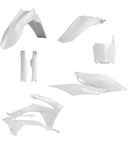 Amazon.com: Acerbis Full Plastic Kit 2000 CR Red for Honda CRF250R